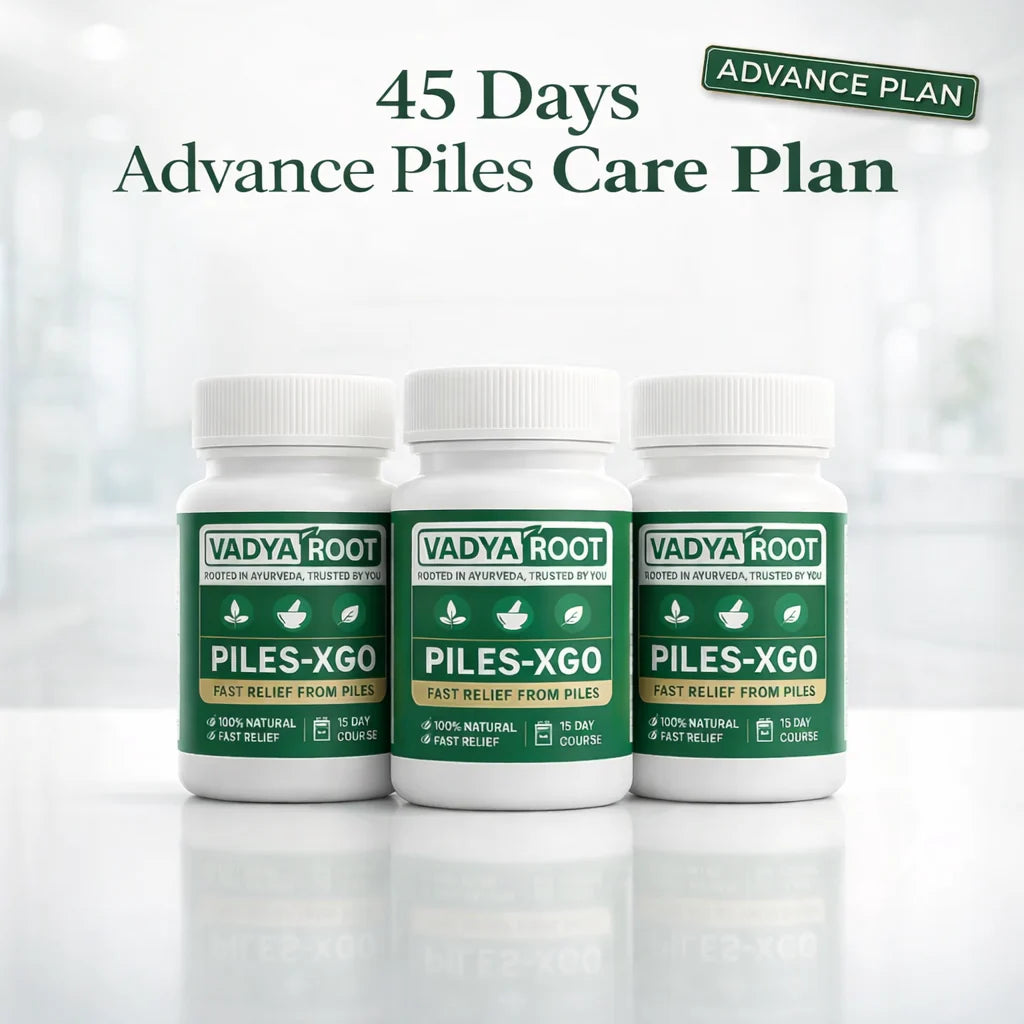 Vadyaroot Piles-XGO 45 Day advanced ayurvedic herbal supplement for piles