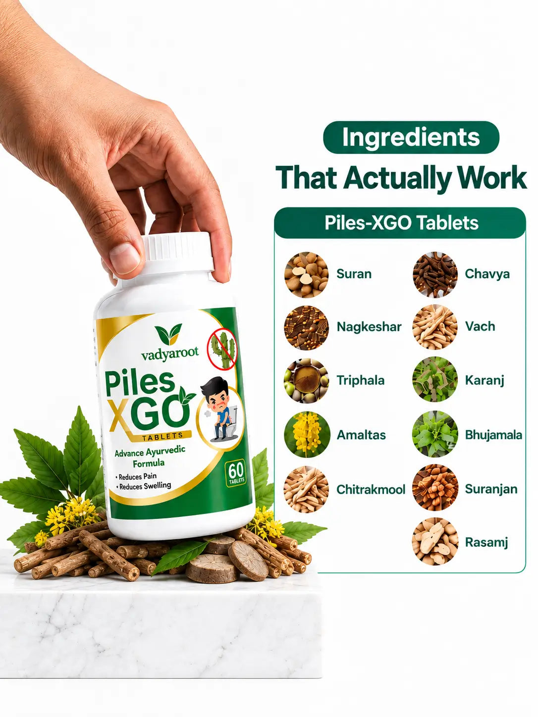 100%ayurvedic Ingridets |No side effect