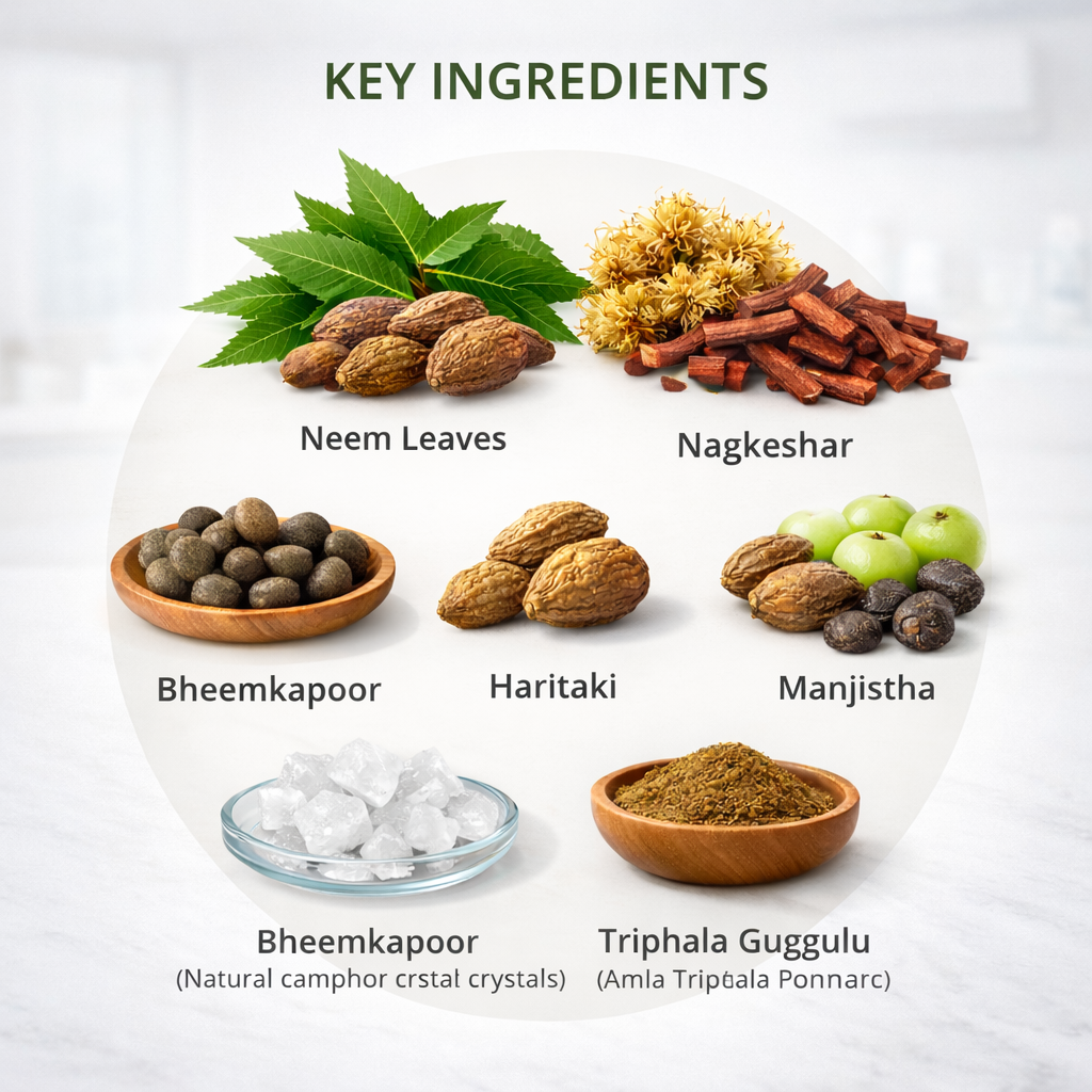 Vadyaroot Herbal Support – 100% Ayurvedic Formula | 30 Day Wellness Pack