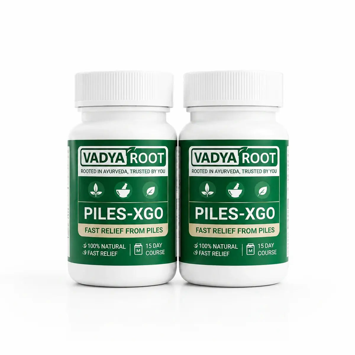 Vadyaroot Piles-XGO 30 Day Ayurvedic herbal supplement for piles relief