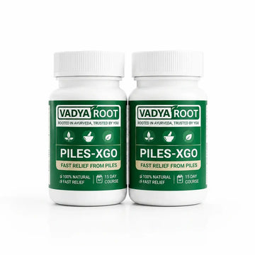 Vadyaroot Piles-XGO 30 Day Ayurvedic herbal supplement for piles relief